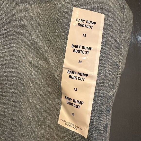 NWT Levi Strauss Signature Baby Bump Bootcut Jeans - Picture 6 of 8